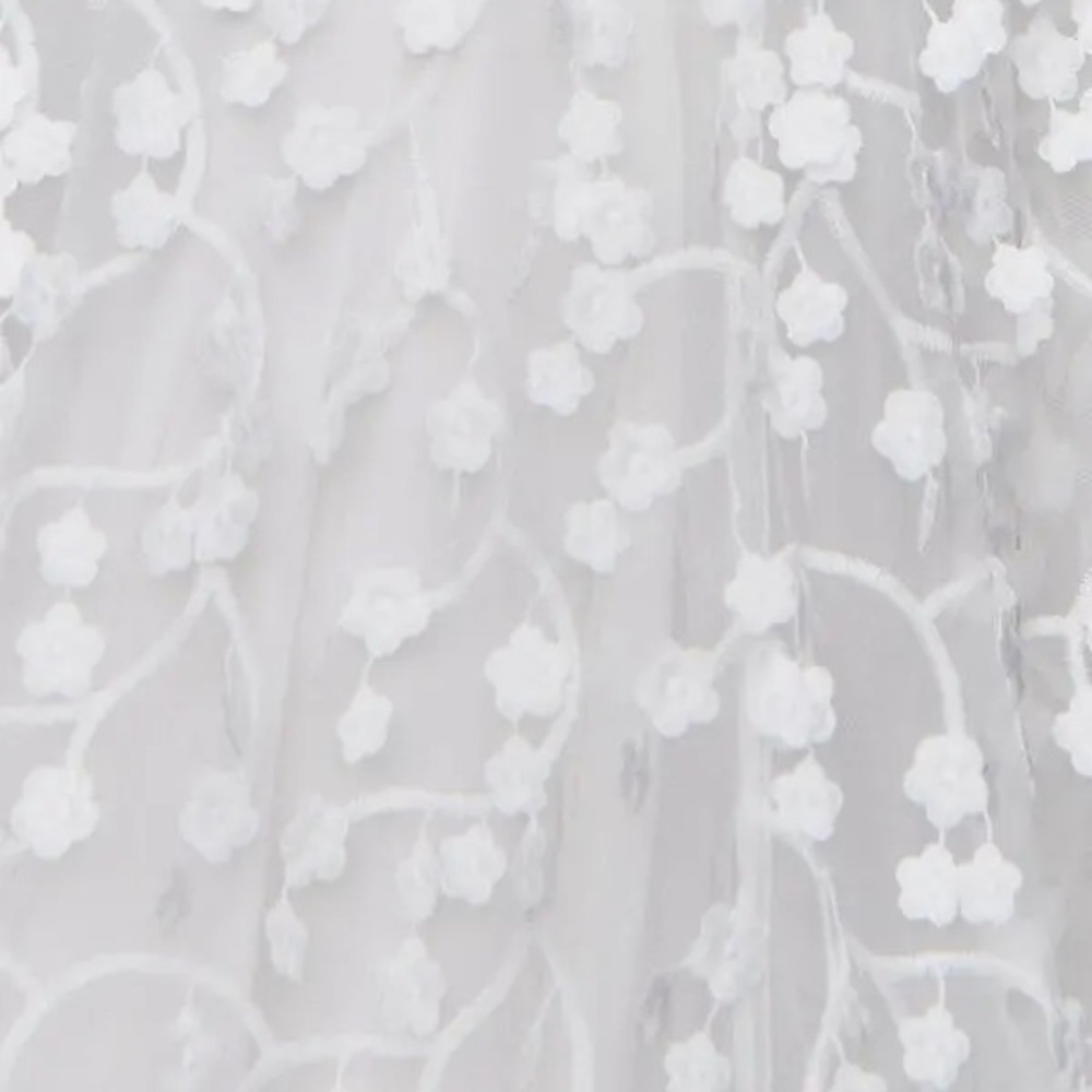 RARE ANTHRO BHLDN Strapless 3D Floral Vine Fit & Flare Midi Dress - Picture 4 of 7